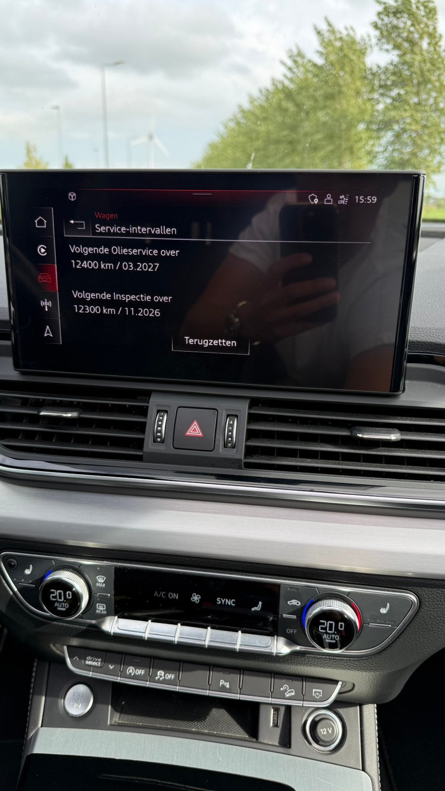 Foto 19 van Audi Q5 45 TFSI Mild hybrid 2021 Facelift Pano S-Line
