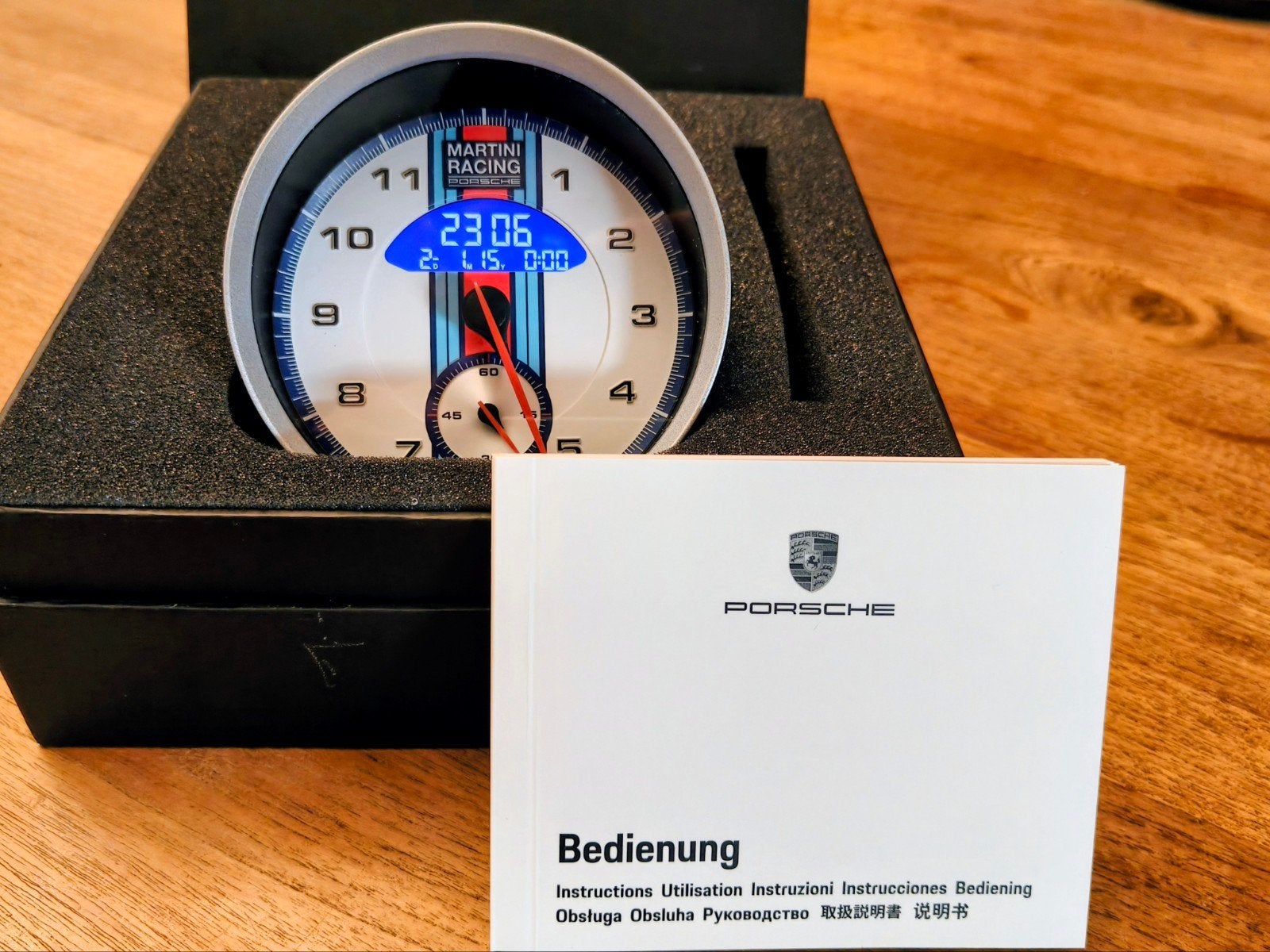 Martini Racing Porsche Klok, Ophalen of Verzenden
