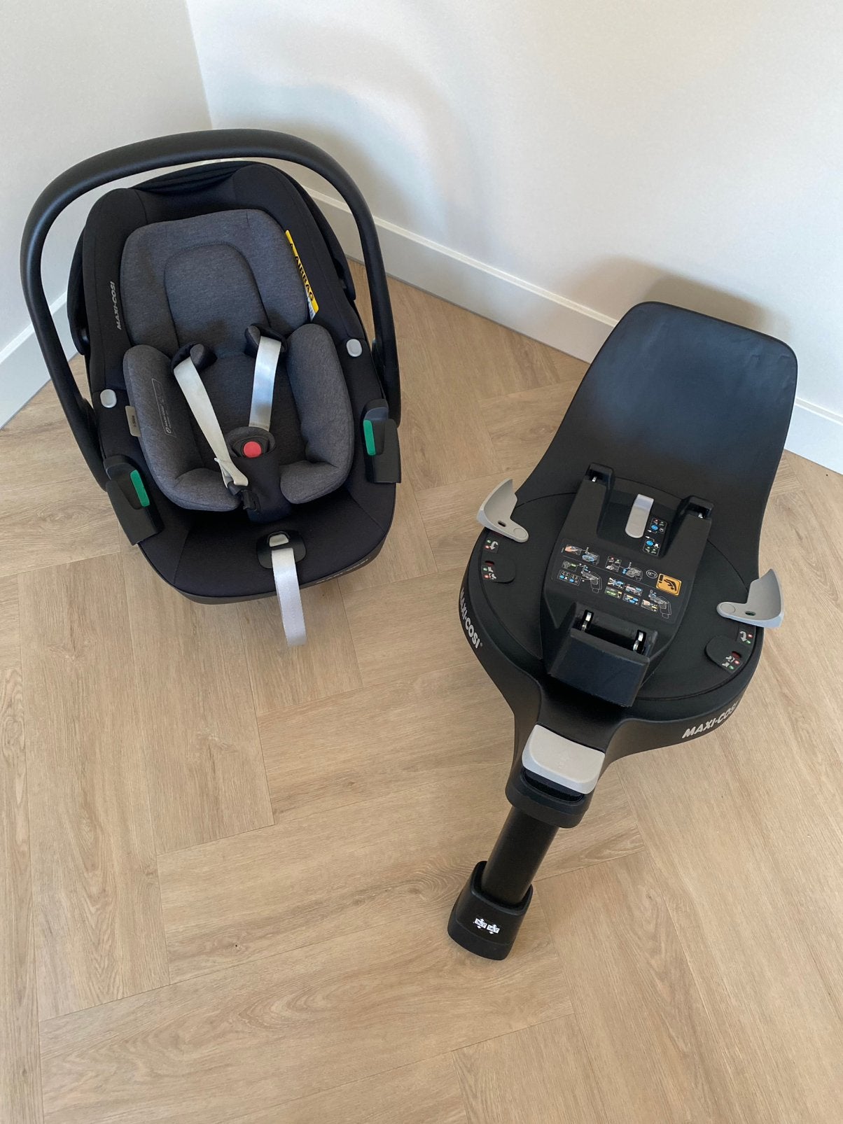 Maxi-Cosi Pebble 360 + Family fix 360, Kinderen en Baby's, Ophalen, Zo goed als nieuw, Isofix, 0 t/m 13 kg