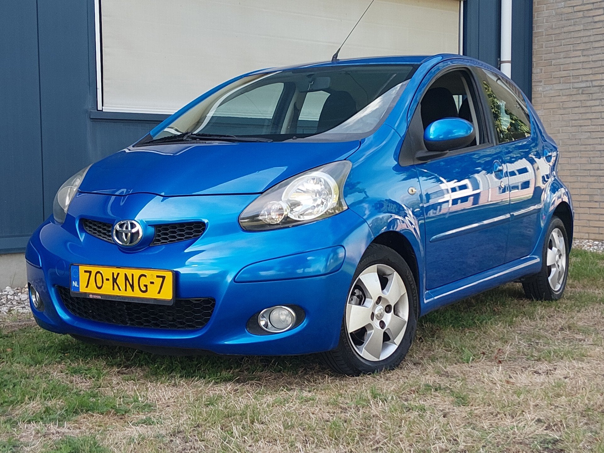 Toyota Aygo 1.0-12V Dynamic Blue 2010 NW APK, Voorwielaandrijving, Gebruikt, 68 pk, Origineel Nederlands
