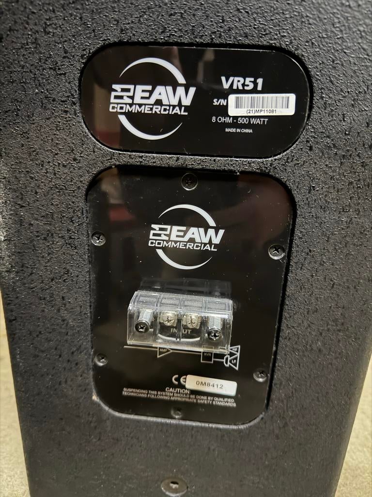 EAW VR51 Professionele Luidspreker - 500 Watt, 8 Ohm, Audio, Tv en Foto, Overige merken, Ophalen of Verzenden, Zo goed als nieuw