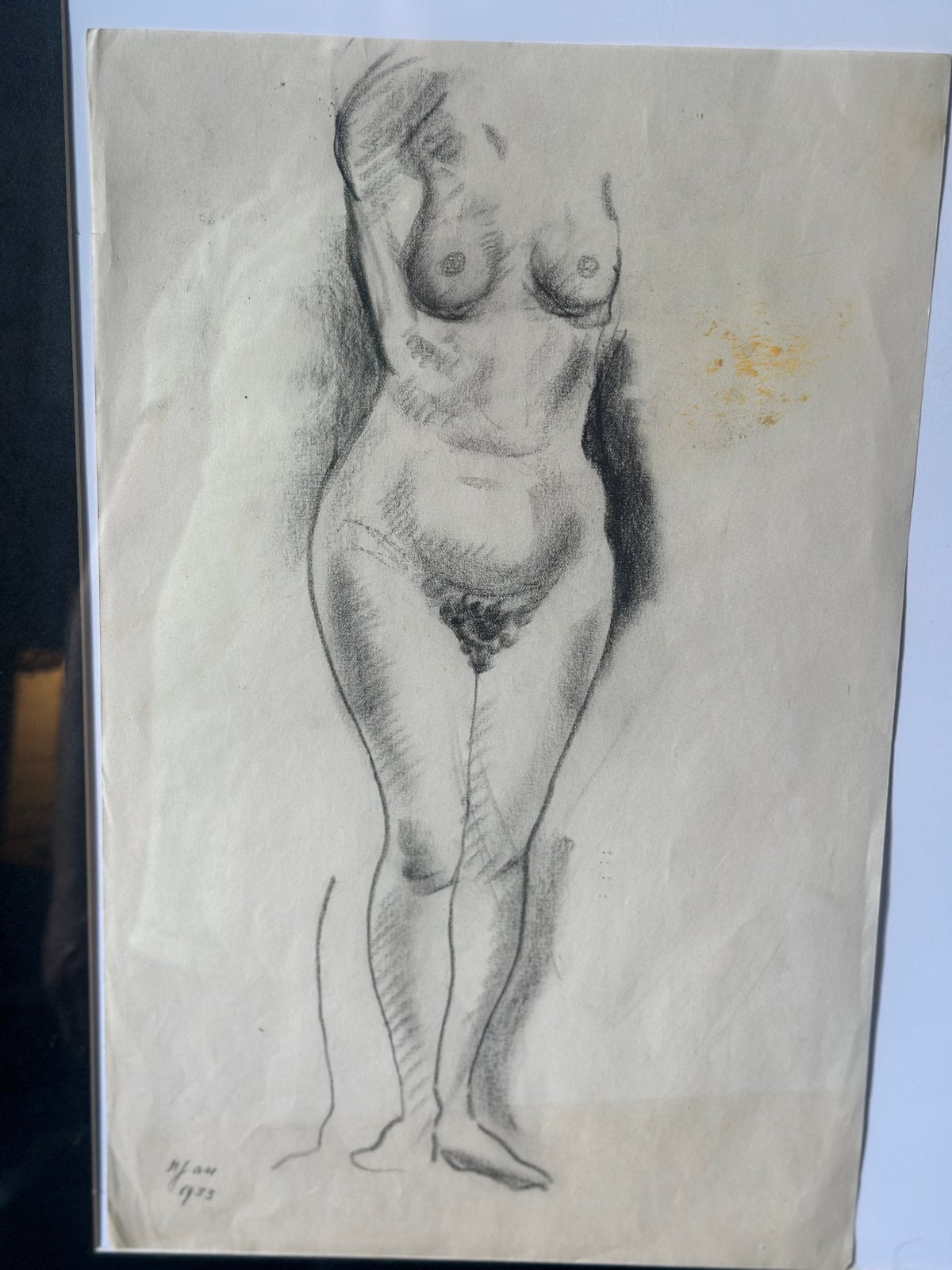 Willy Boers Parijs 1933 tekening, Ophalen of Verzenden