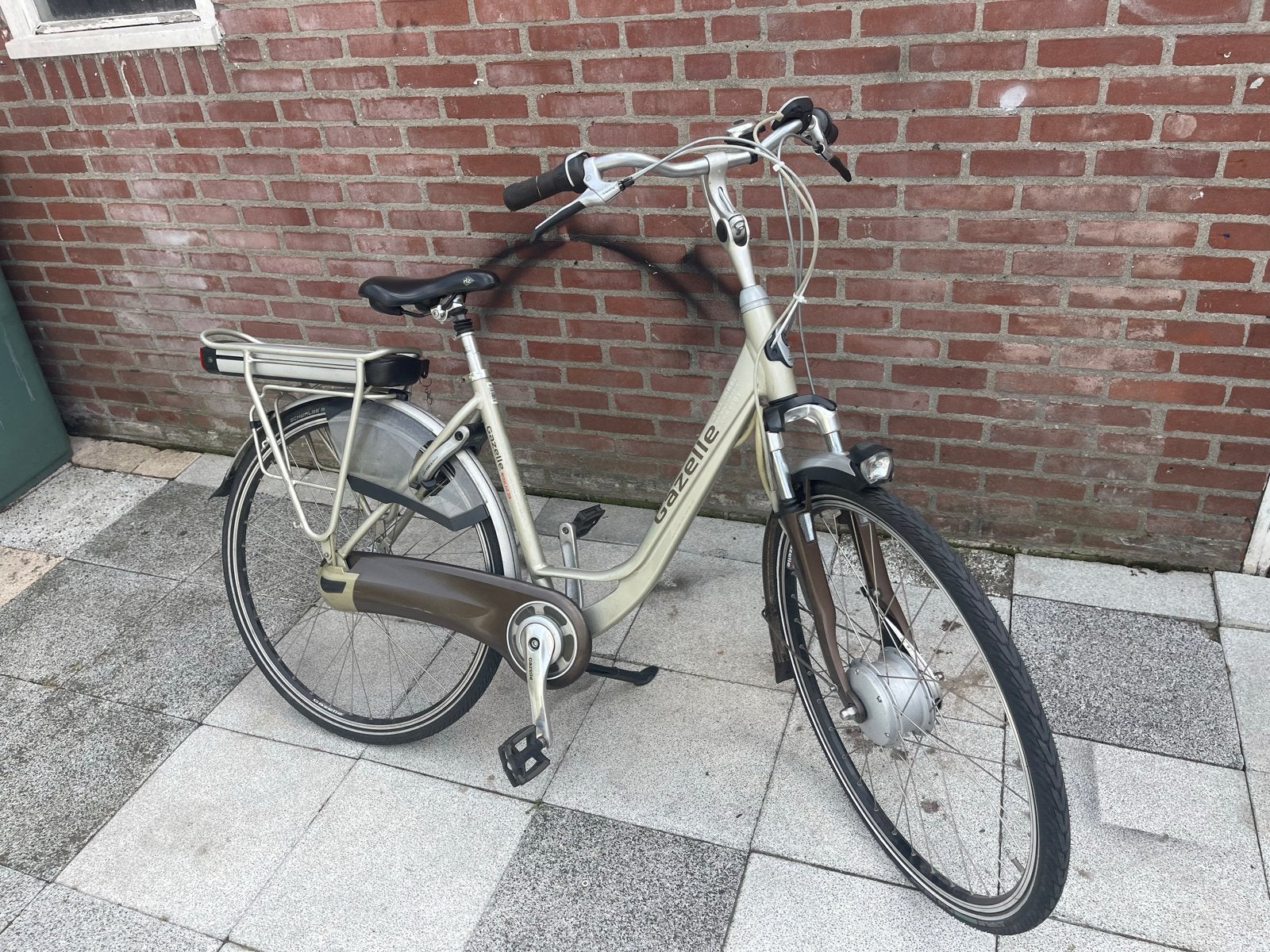 Nette Gazelle elektrische fiets - 57cm frame, 50-80km actier, Gebruikt, Ophalen of Verzenden, 50 km per accu of meer, 55 tot 59 cm