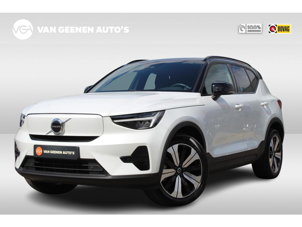 Volvo XC40 Recharge Plus 70 kWh SoH 94,6% | Trekhaak | Camer, Auto's, Volvo, Stof, Gebruikt, Zwart, Wit