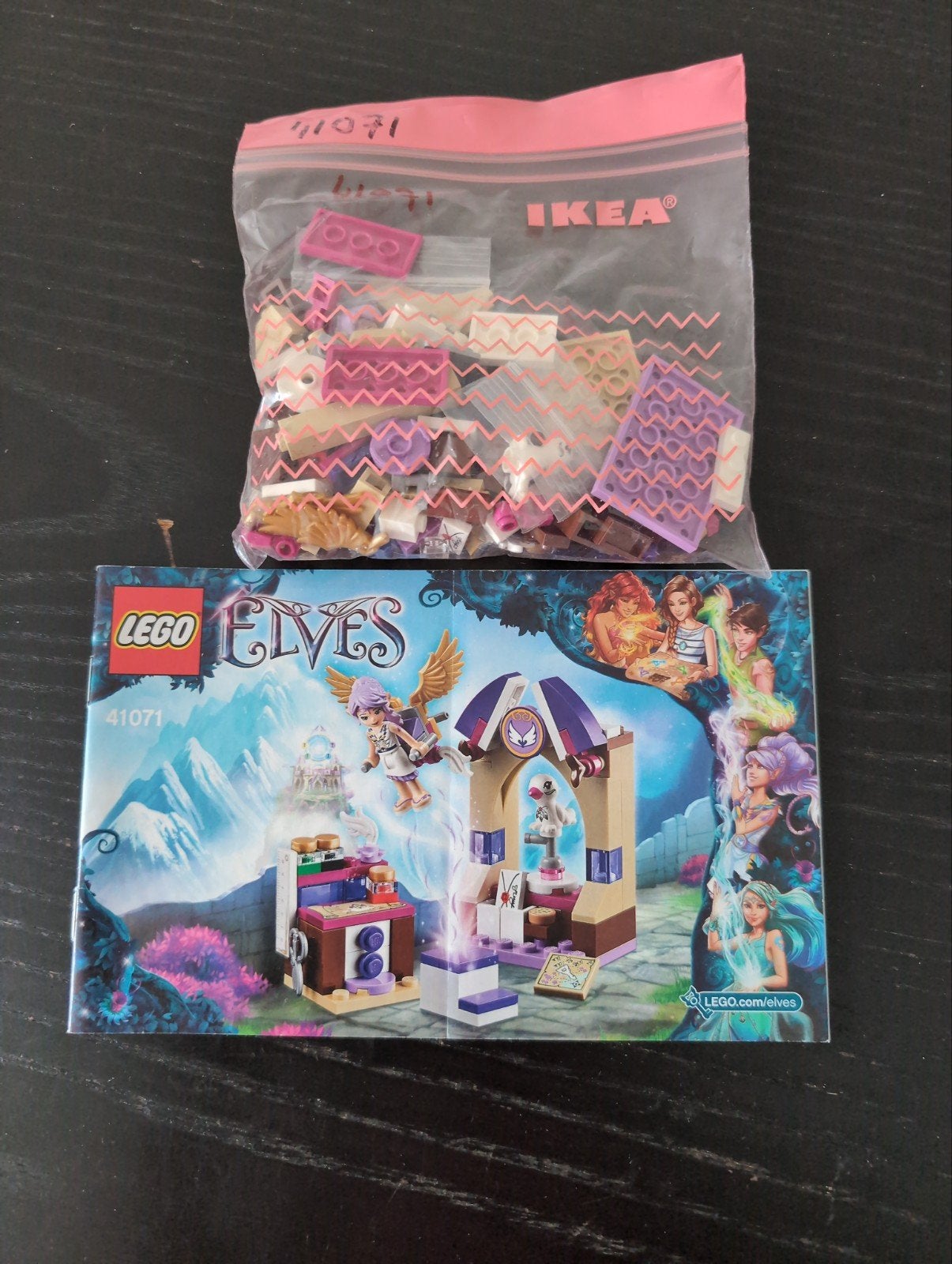 LEGO Elves 41071 Aira's Creatieve Werkplaats met instructies, Gebruikt, Overige thema's, Lego, Ophalen of Verzenden