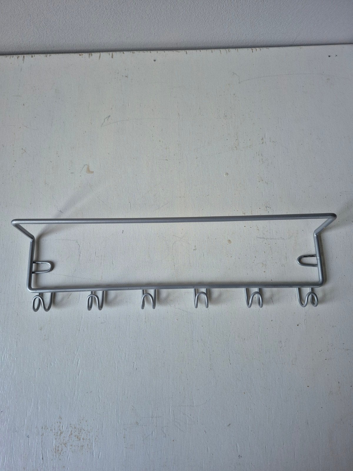 Metalen wandkapstokje met 6 haken ikea, Wandkapstok, Gebruikt, Ophalen of Verzenden, Minder dan 100 cm