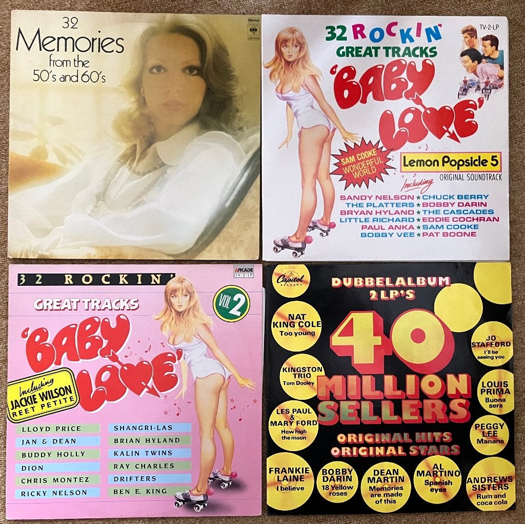 Vier mooie en goede dubbel LP's met Pop/Rock musiek, Rock, Complilatie, Ophalen of Verzenden, Zo goed als nieuw