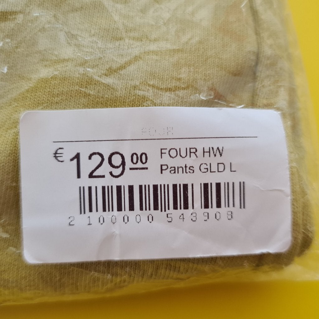 heren broek, Kleding | Heren, Broeken en Pantalons, Four Amsterdam, Maat 52/54 (L), Verzenden, Geel