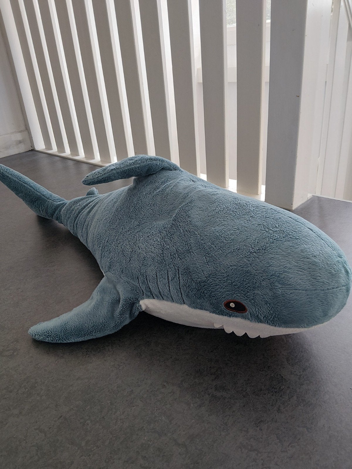 Grote zachte haaien knuffel, IKEA, Overige typen, Blauw, Ophalen of Verzenden