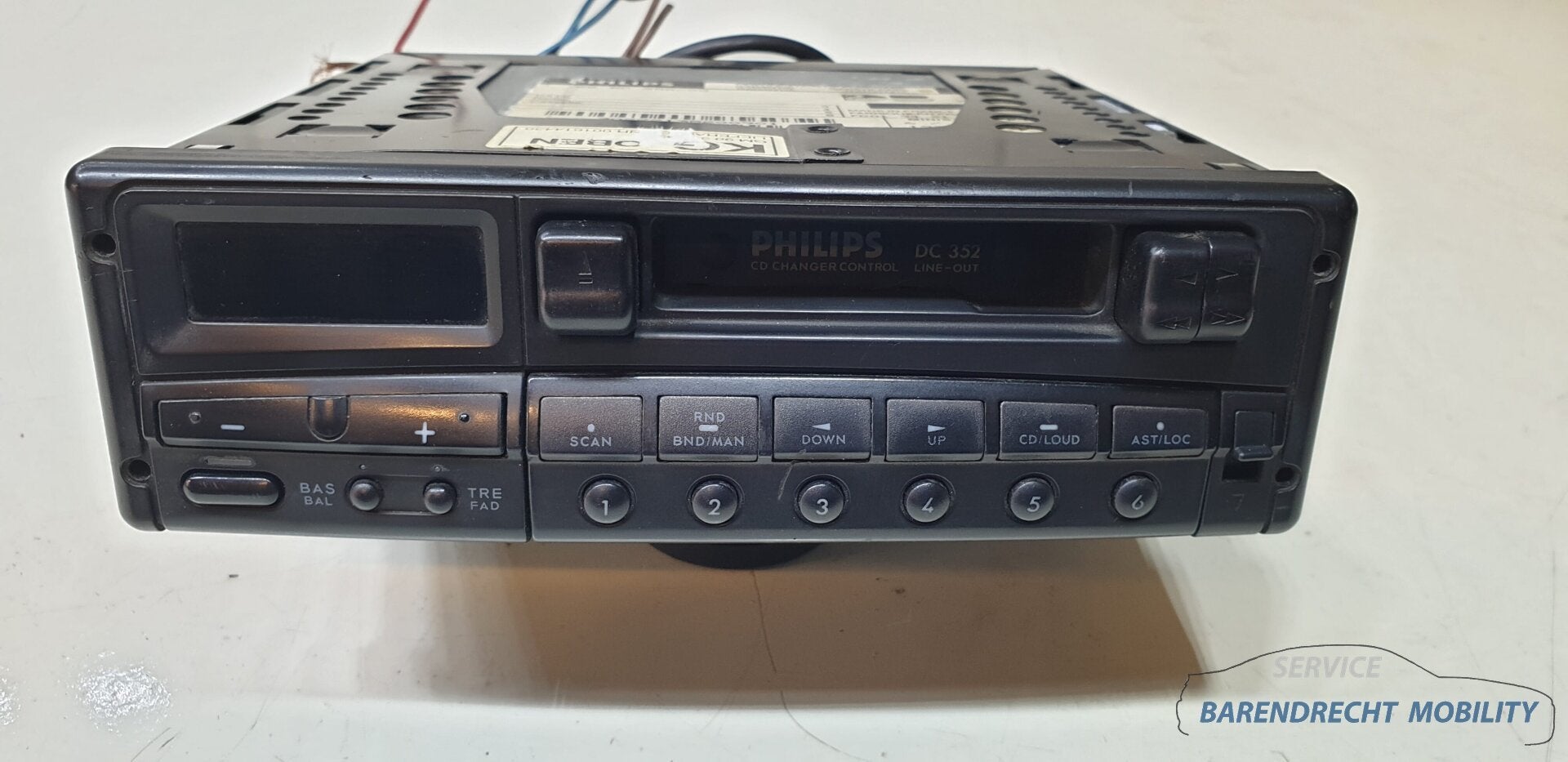 Philips DC352 cassette speler radio FM AM origineel gebruikt, Info@fabrikant.eu, Fabrikantstraat 1
1000 AA  Amsterdam, NL, Ophalen of Verzenden