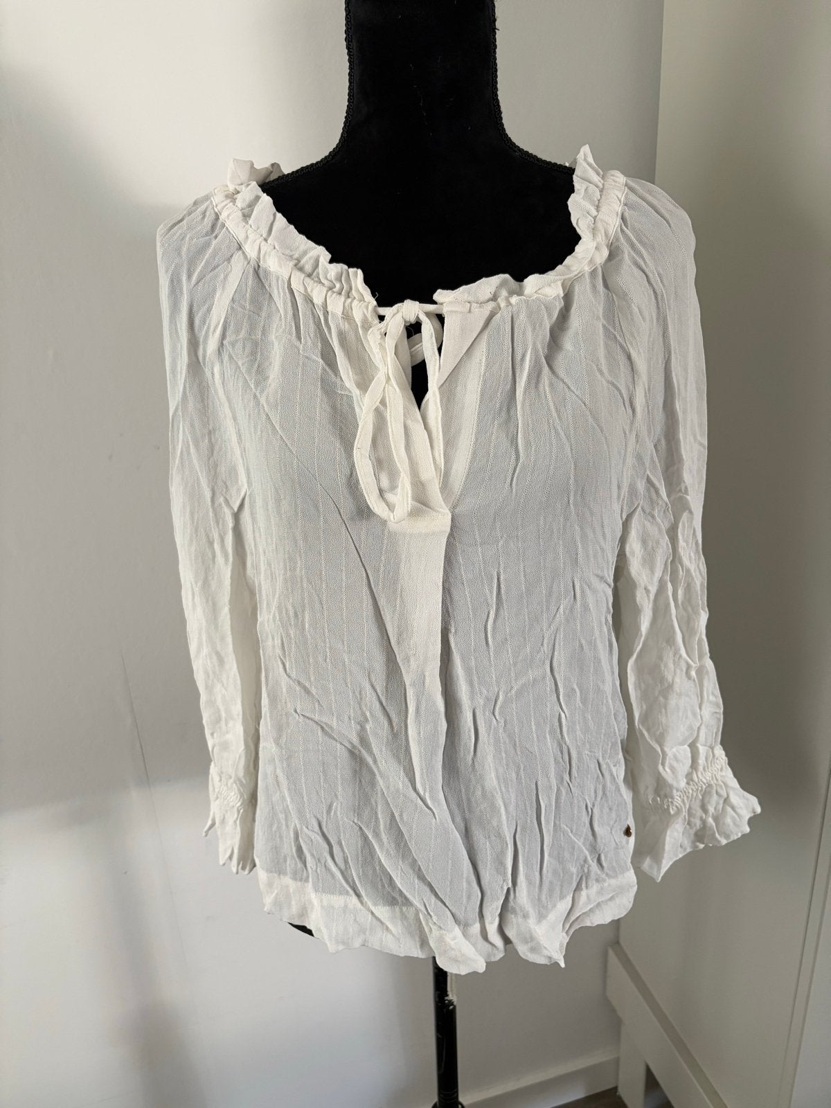 Witte Mos Mosh blouse - Maat M, Ophalen of Verzenden, Zo goed als nieuw, Maat 38/40 (M), Wit