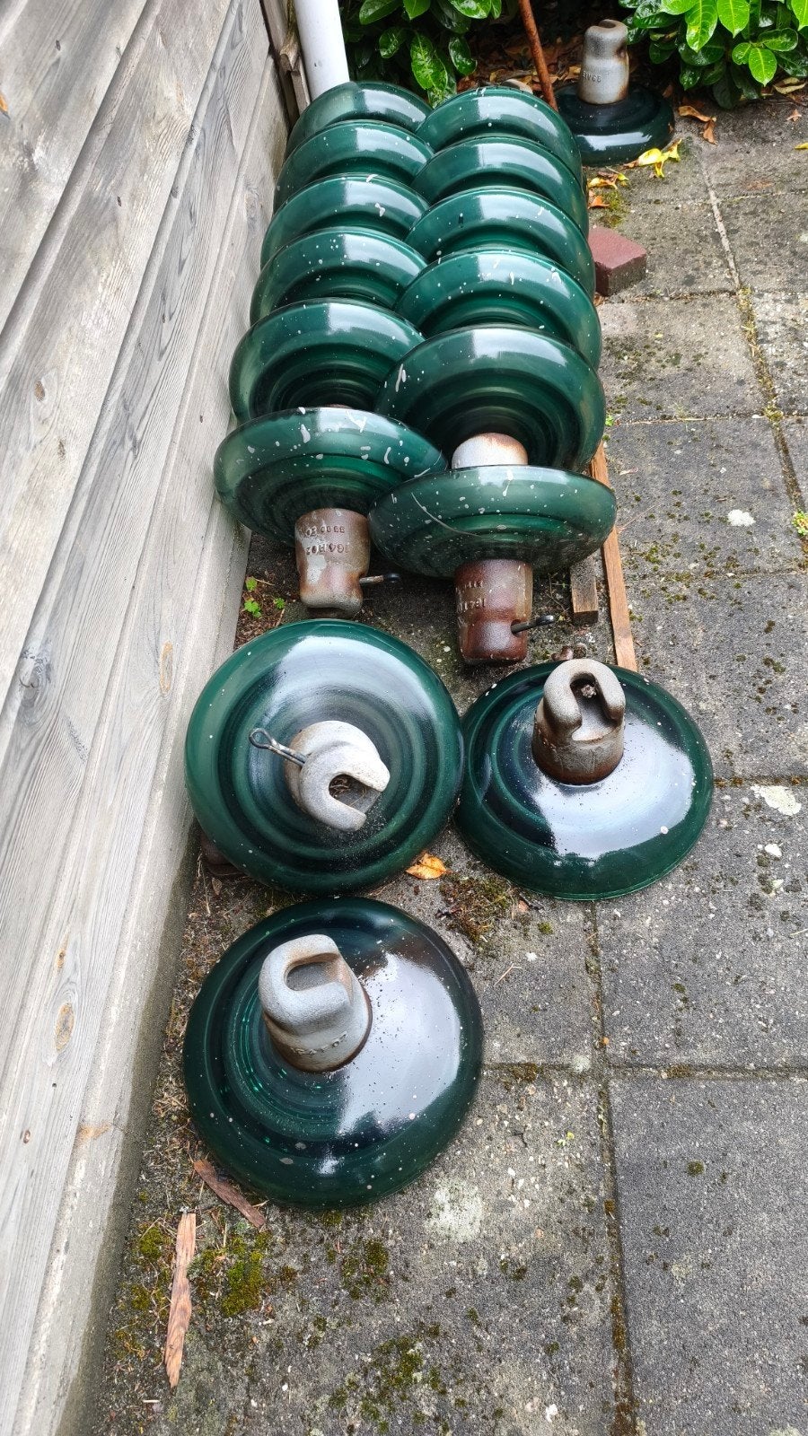 Glaskap isolatoren hoogspanning, Verzamelen, Ophalen of Verzenden, Gebruikt
