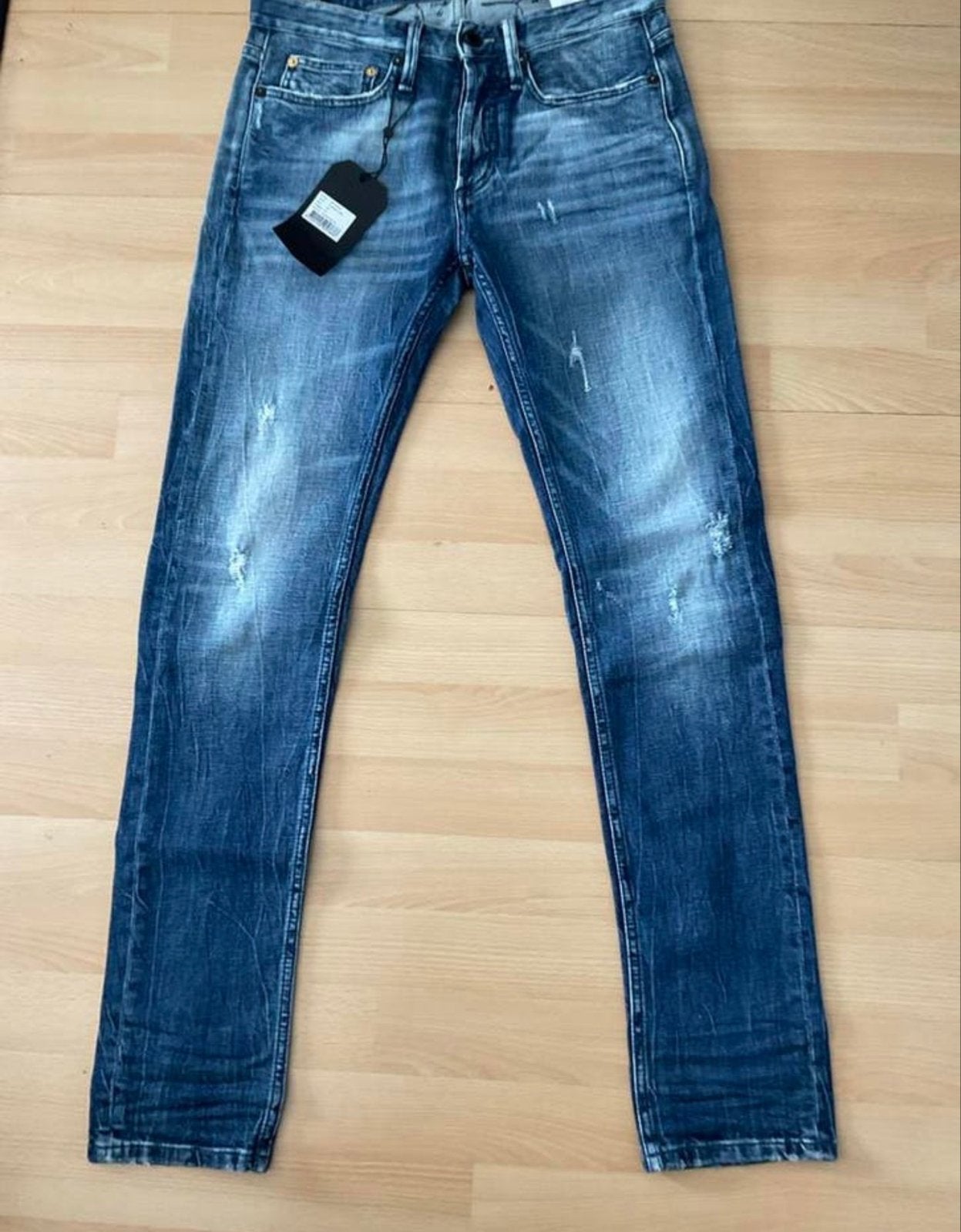 Nieuwe denham Candiani Denim Bolt, Ophalen of Verzenden, Nieuw, Blauw, W32 (confectie 46) of kleiner