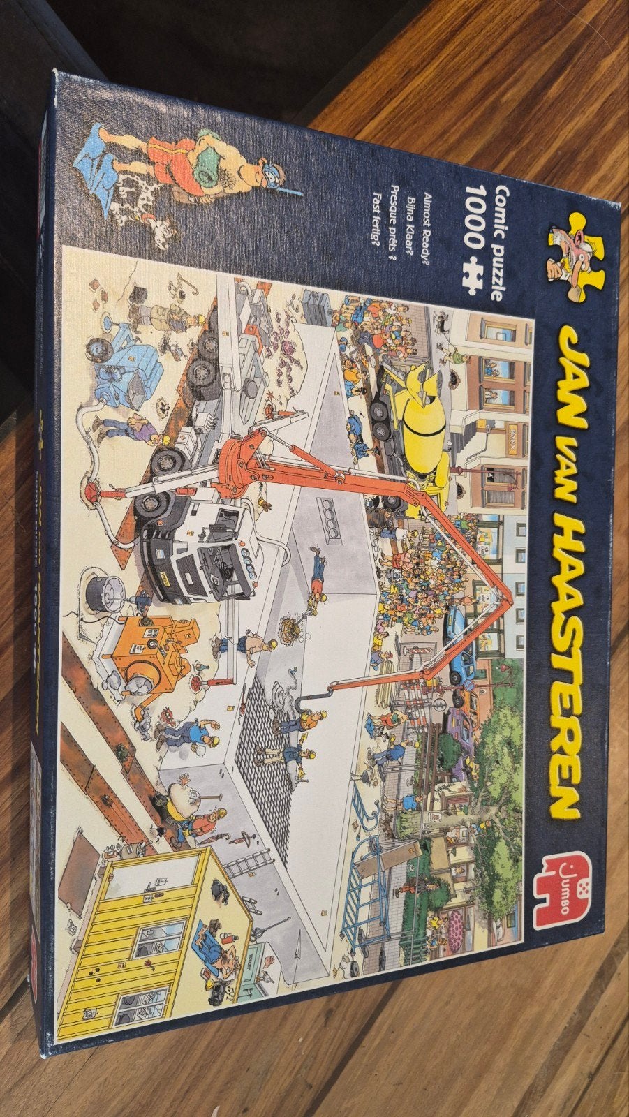 Jan van Haasteren puzzel bijna klaar?, Ophalen of Verzenden, 500 t/m 1500 stukjes, Zo goed als nieuw, Legpuzzel