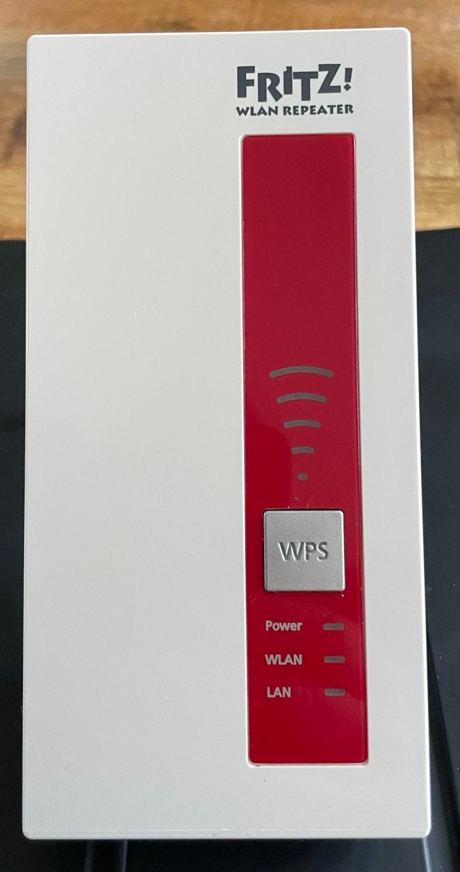 FRITZ!WLAN Repeater 1750E - Wifi versterker, Ophalen of Verzenden, Zo goed als nieuw