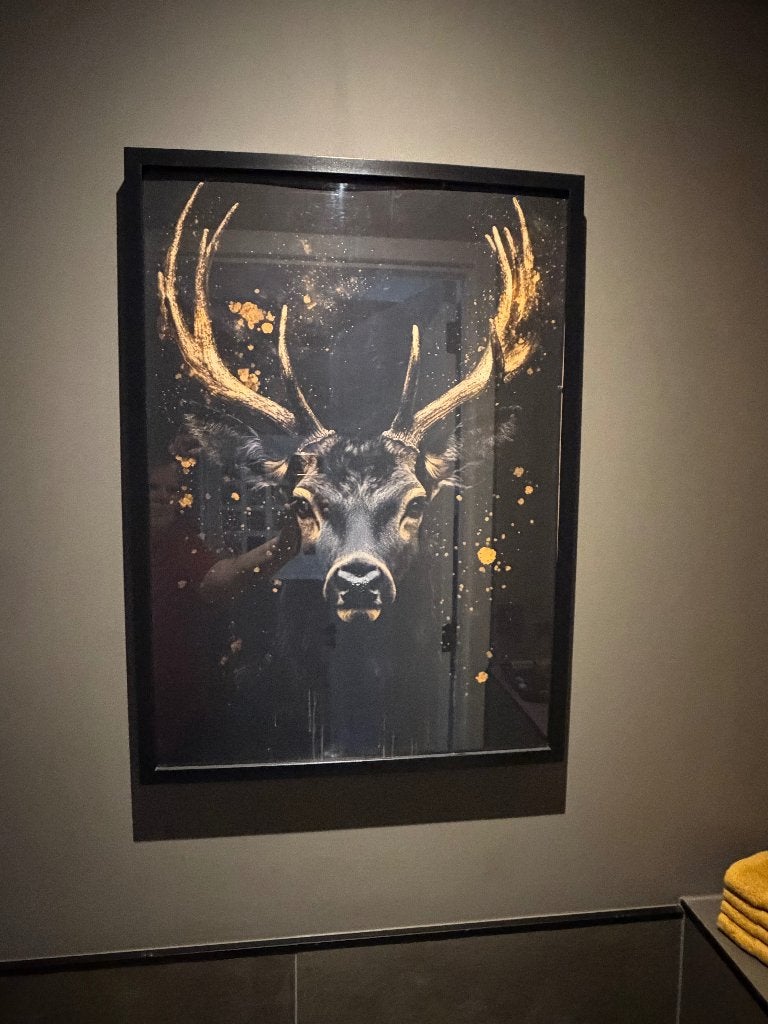 Canvas met fotolijst, Audio, Tv en Foto, Fotografie | Fotolijsten, Ophalen, Hout, Standaard fotolijst, Overige kleuren