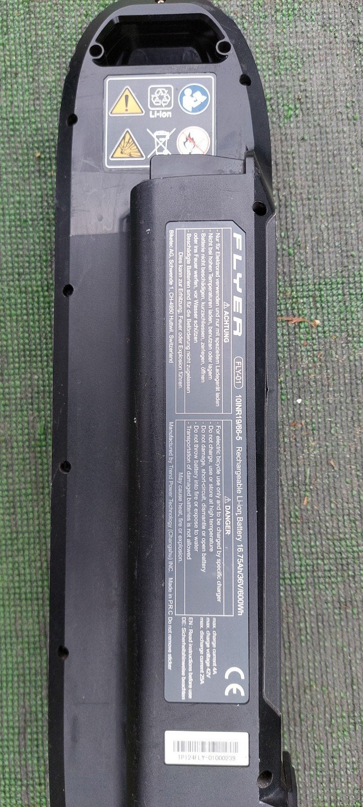 Flyer E-bike Accu (Defect - BMS waarschijnlijk kapot), Ophalen of Verzenden