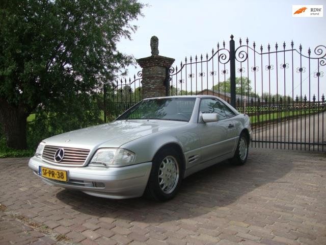 Mercedes-Benz SL-klasse Cabrio 320, Auto's, Achterwielaandrijving, Zwart, Cabriolet, Bedrijf