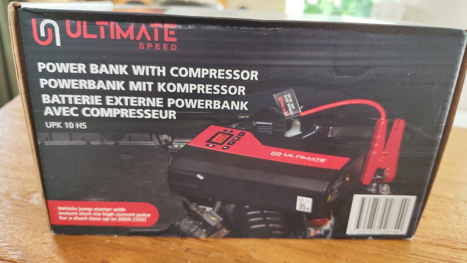 Powerbank met Compressor voor oa starten auto- Nieuw, Ophalen, Nieuw, Ultimate Speed