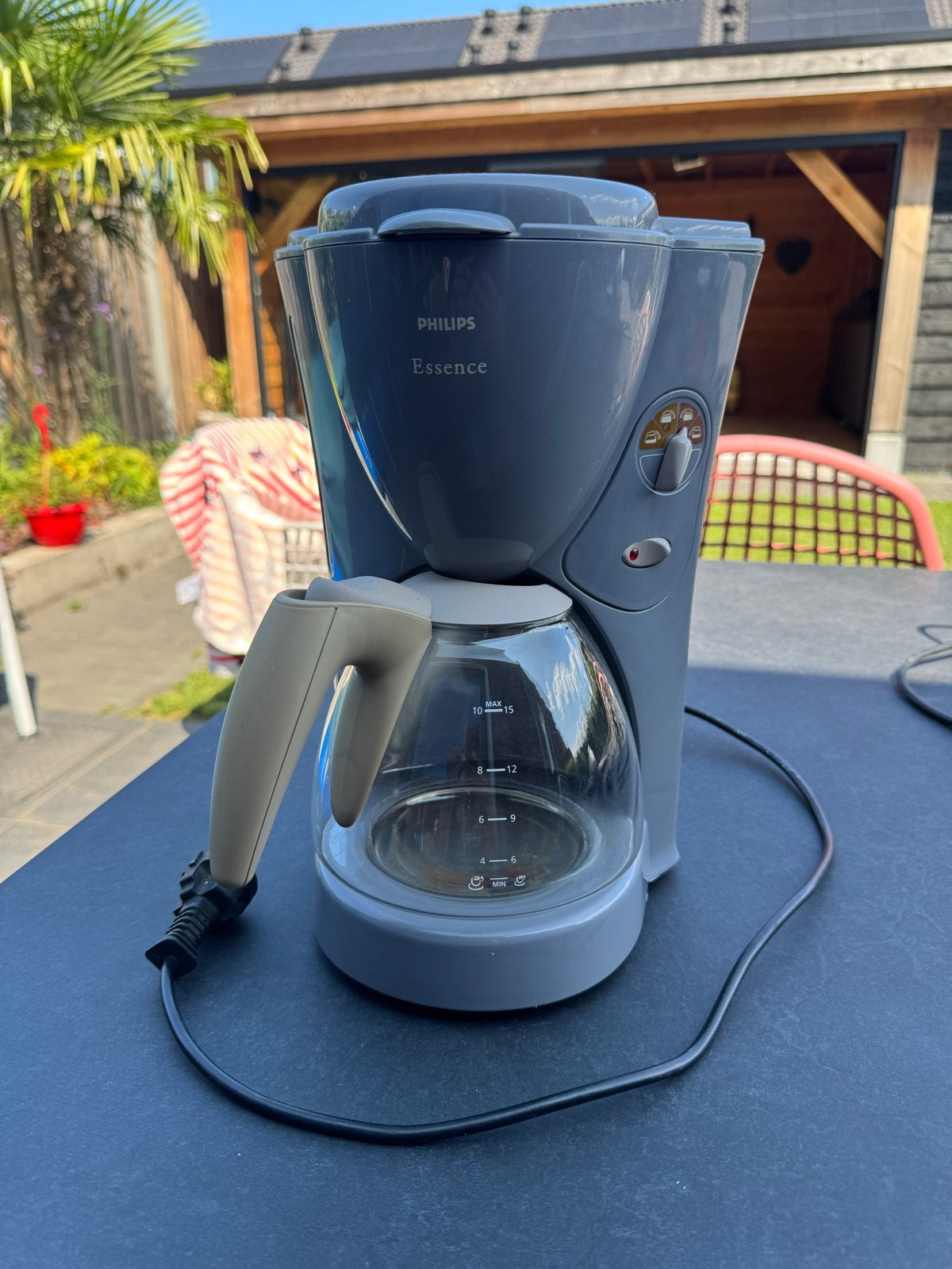 Philips Essence Koffiezetapparaat - Grijs, Ophalen, Gebruikt, 10 kopjes of meer, Koffiemachine