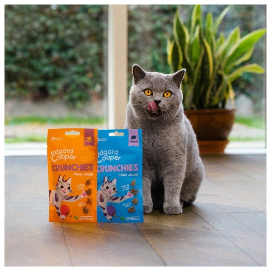 Edgard Cooper kattensnoepjes Crunchies - nu 8 zakjes € 8,-, Dieren en Toebehoren, Ophalen of Verzenden, Kat