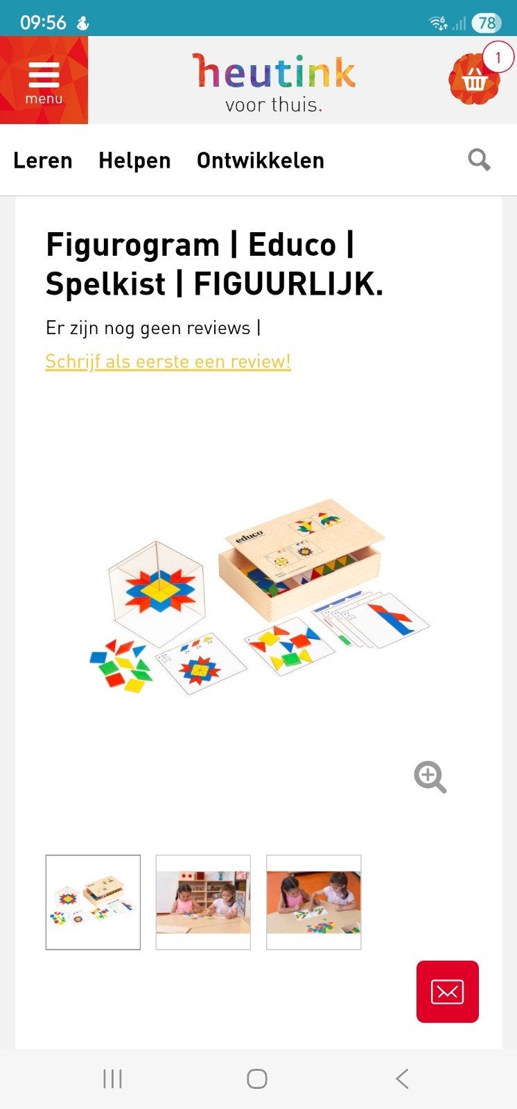 Educo Figurogram: Educatief Kleur- en Vormenspel, Kinderen en Baby's, Speelgoed | Educatief en Creatief, Ophalen, Gebruikt, Puzzelen