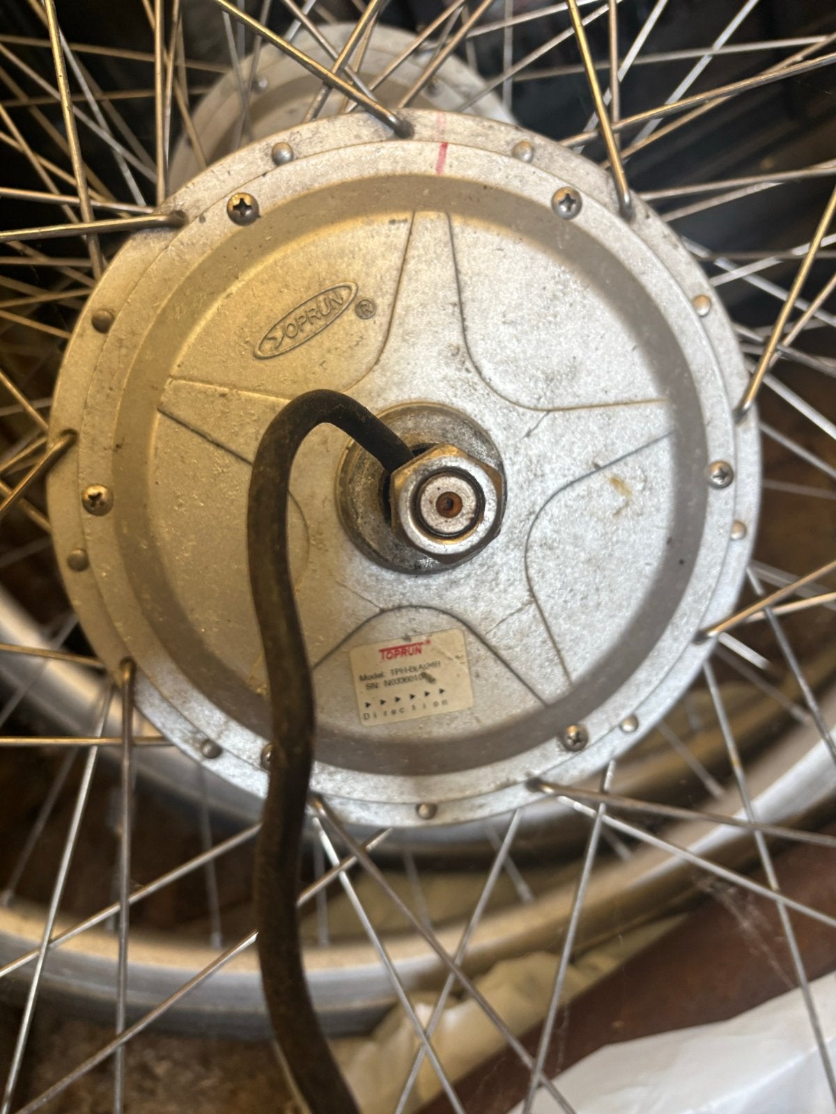 Soprun Voorwiel Motor Elektrische Fiets (2 stuks), Elektrische fiets, Gebruikt, Ophalen of Verzenden, Motor