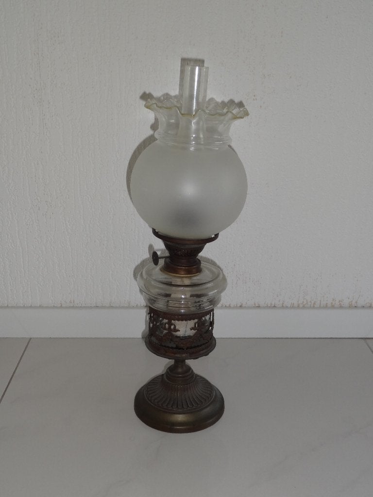 Koperen olielamp Kosmos Brenner, Verzenden