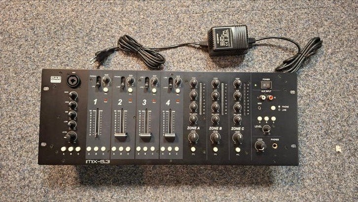 DAP Audio IMX-5.3 DJ Mixer - mist 1 knopje, Muziek en Instrumenten, Ophalen, Nieuw, 5 tot 10 kanalen, Microfooningang