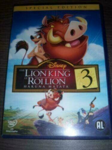 Disney LION KING 3 Hakana Mutata nieuw, Cd's en Dvd's, Tekenfilm, Verzenden, Nederlands, Nederlands