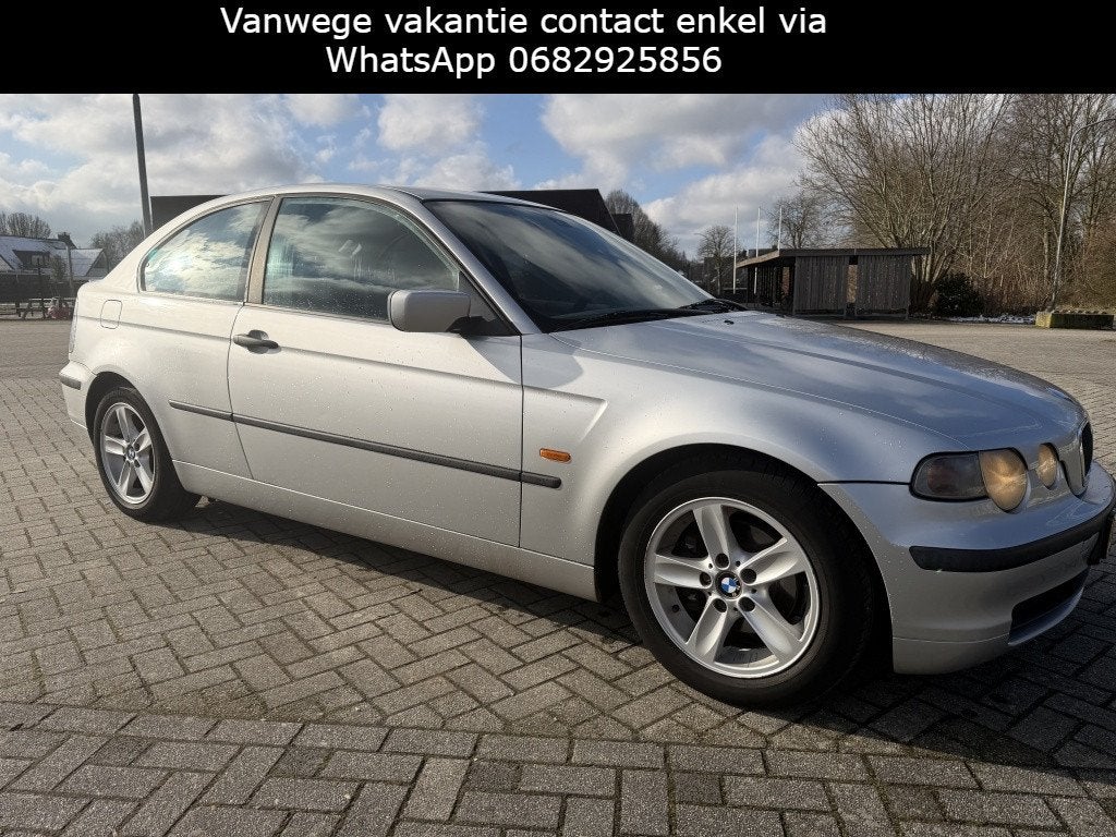 BMW 3 Serie Compact 316ti Executive Airco GEEN APK ..!, 4 cilinders, Handgeschakeld, Metallic lak, Zilver of Grijs