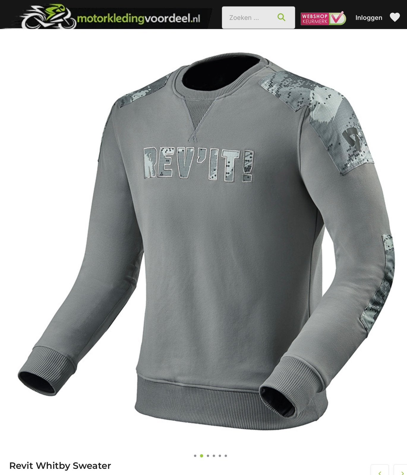 Revit Rev-it Whitby Sweater motor trui, Ophalen of Verzenden, Nieuw zonder kaartje