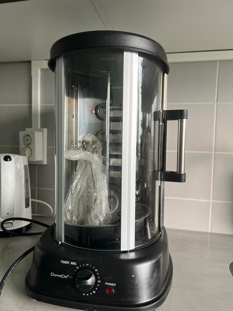 Elektrische grill DomoClip, Ophalen, Zo goed als nieuw