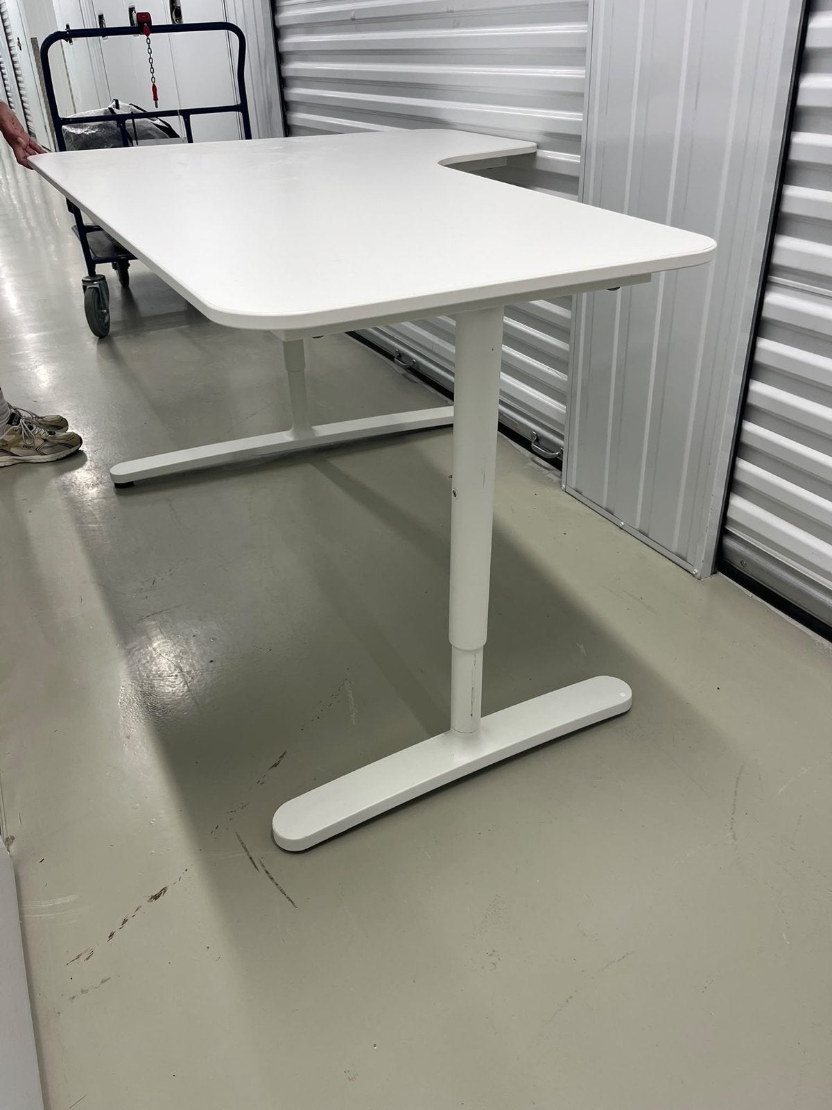 Ikea Bekant Hoekbureau wit, Ophalen, Hoekbureau, Zo goed als nieuw, IKEA