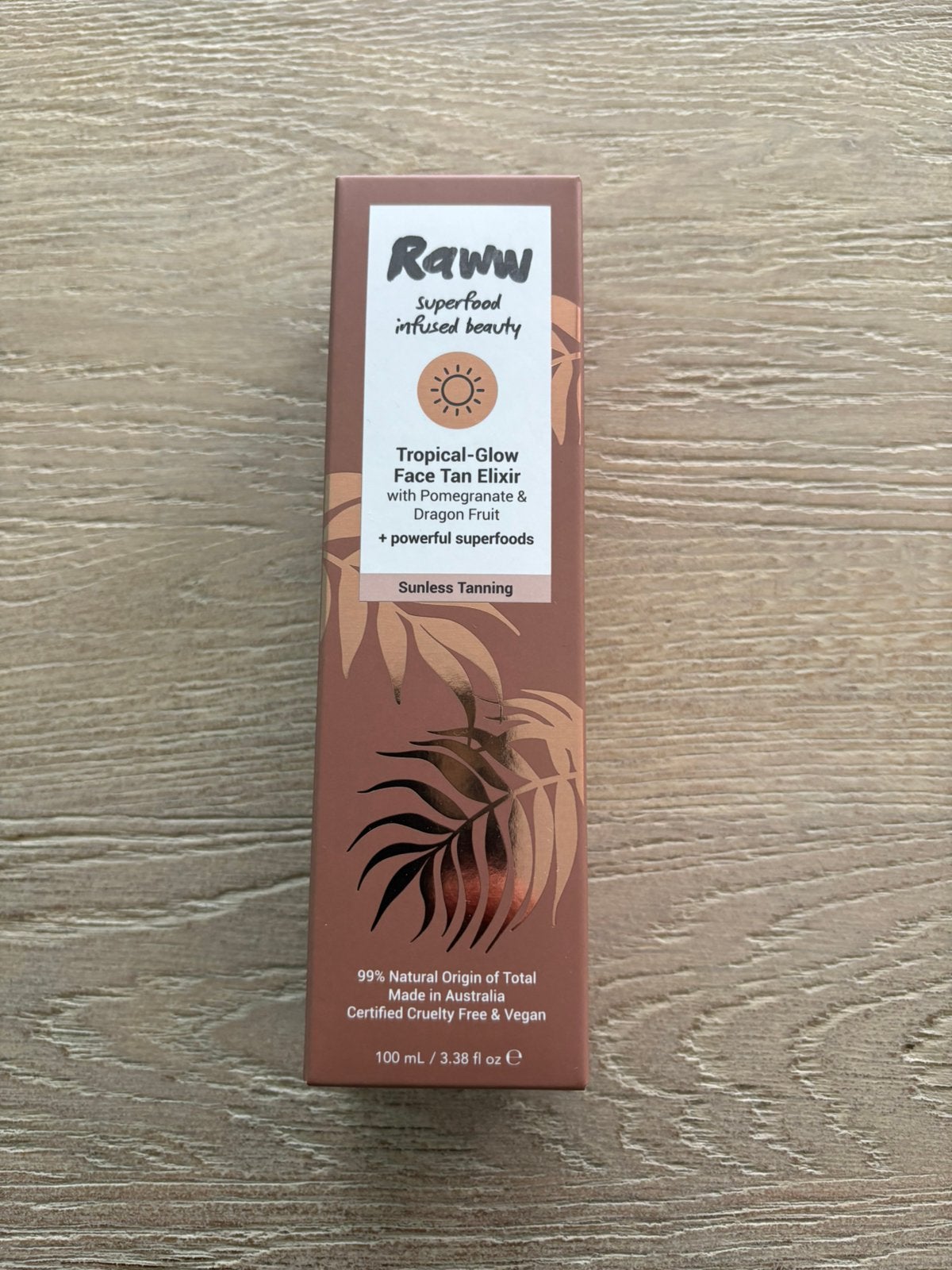 Raww self tan elixir, Ophalen of Verzenden, Nieuw, Bodylotion, Crème of Olie