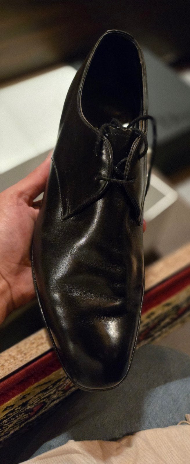Edward Green Nette Schoenen - Maat 9.5, Zwart, Ophalen of Verzenden, Edward Green, Gedragen