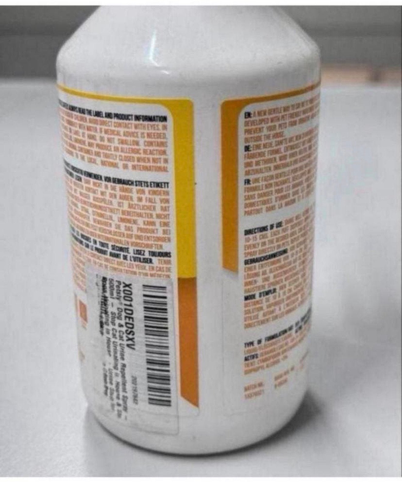 Petsly Urine Stop Spray Zindelijkheid puppy hond kat 500ml, Nieuw, Ophalen of Verzenden, H, H