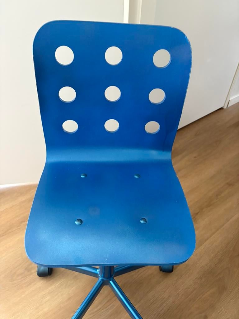 Ikea bureastoel kids, Ophalen of Verzenden, Blauw