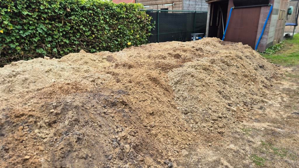 GRATIS geel zand af te halen in Merksplas (België), Tuin en Terras, Zand, Ophalen of Verzenden