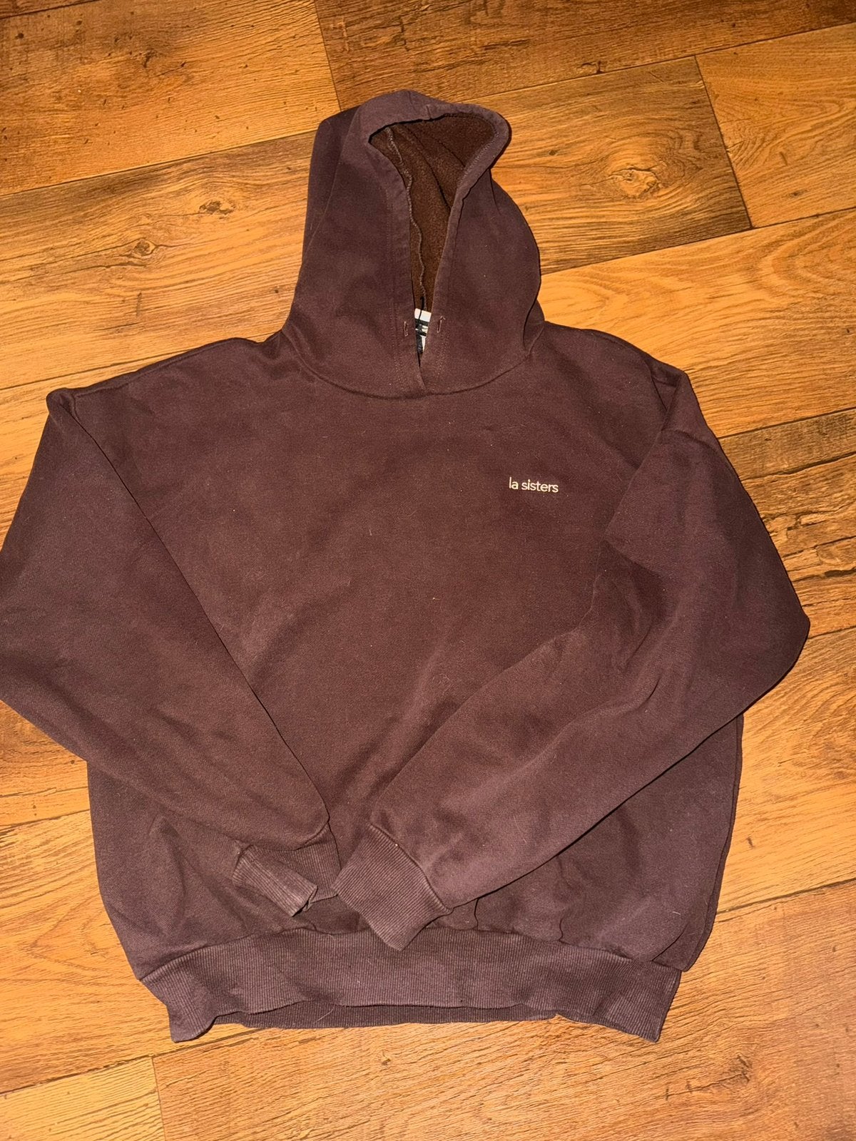 Dames bruine hoodie van LA Sisters, Kleding | Dames, Ophalen of Verzenden, Zo goed als nieuw, Maat 38/40 (M), Bruin