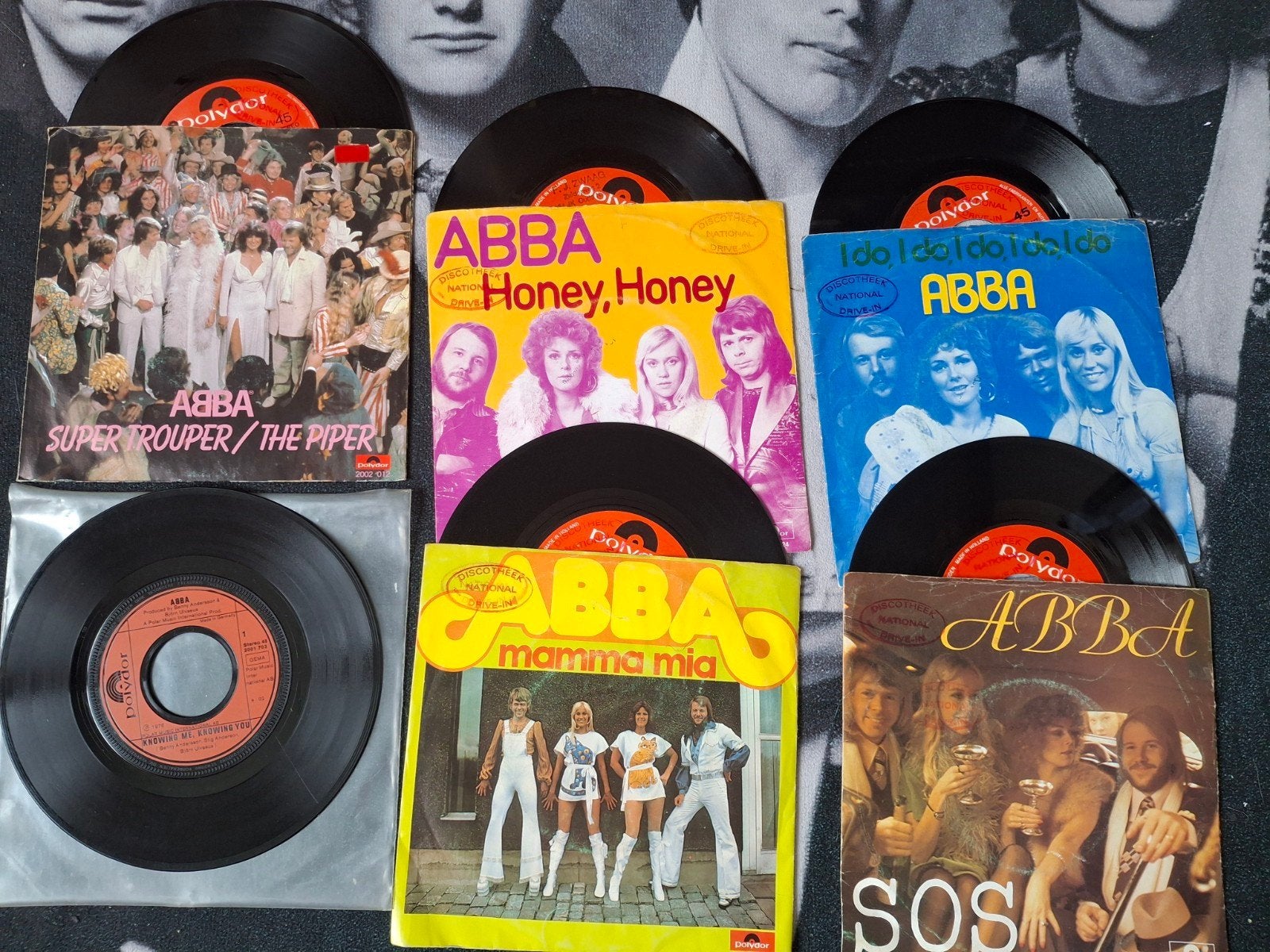 singles Abba, Cd's en Dvd's, Vinyl Singles, Ophalen of Verzenden, Zo goed als nieuw, Pop