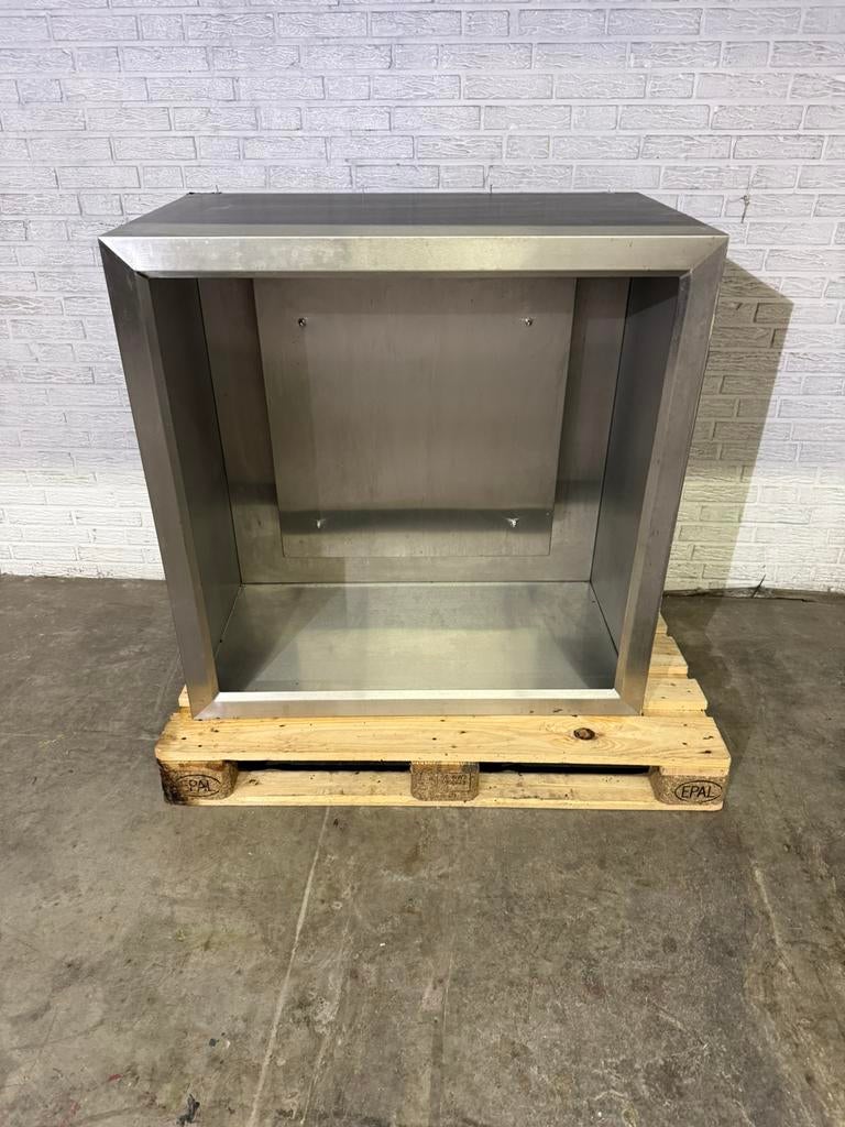 Condenskap RVS | 100x100x60 cm, Ophalen, Gebruikt, Wandschouwkap, 800 m³ per uur of meer