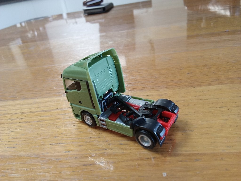 1/87 Herpa MAN TGX GX trekker met spiegels, Ophalen of Verzenden, Nieuw, Bus of Vrachtwagen, Herpa