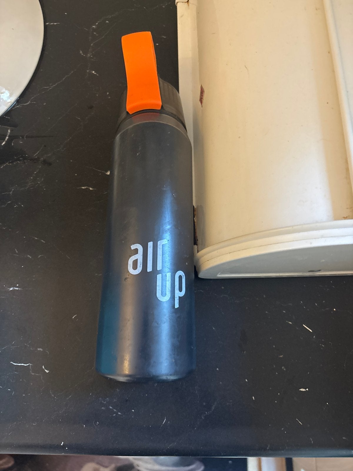 Air Up drinkfles - 650ml - Zwart met oranje accent, Ophalen, Zo goed als nieuw