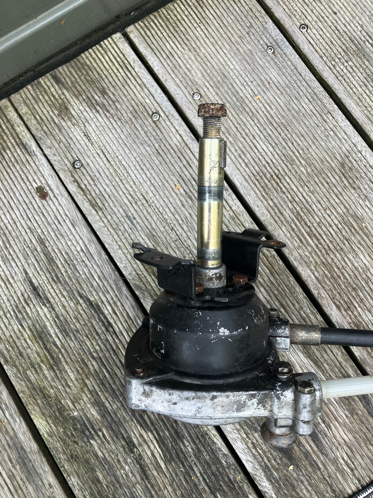 Compleet stuursysteem met stuurkabel 11ft voor boot, Ophalen of Verzenden, Gebruikt, Motor en Techniek