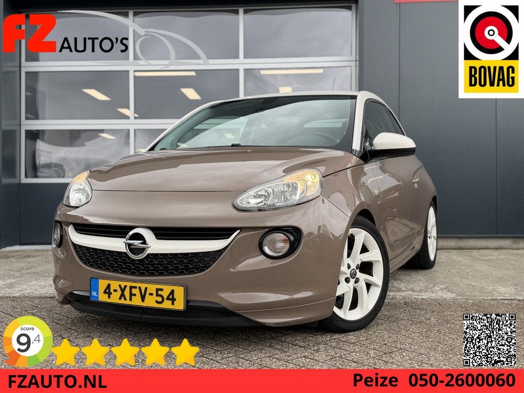 Opel ADAM 1.4 Jam - Navigatie - Sterrenhemel -Lichtmetalen V, Auto's, Opel, Voorwielaandrijving, Euro 5, 4 cilinders, 4 stoelen