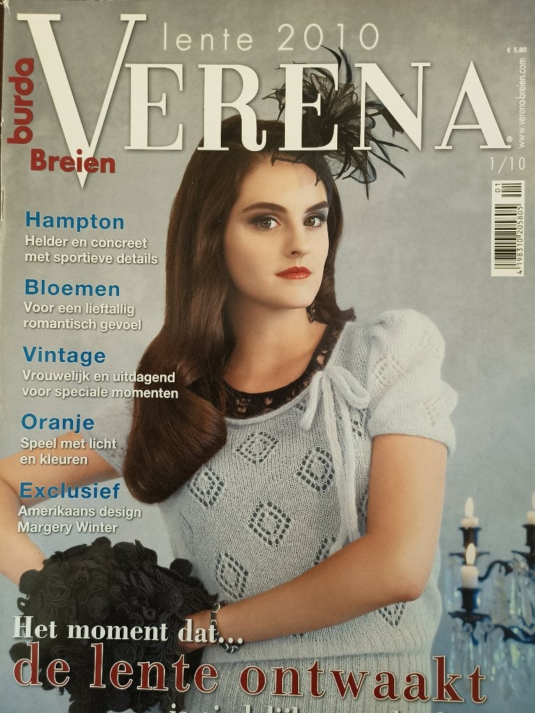 Burda Verena Breien Lente 2010, Burda Verena, Ophalen of Verzenden, Gelezen, Breien en Haken