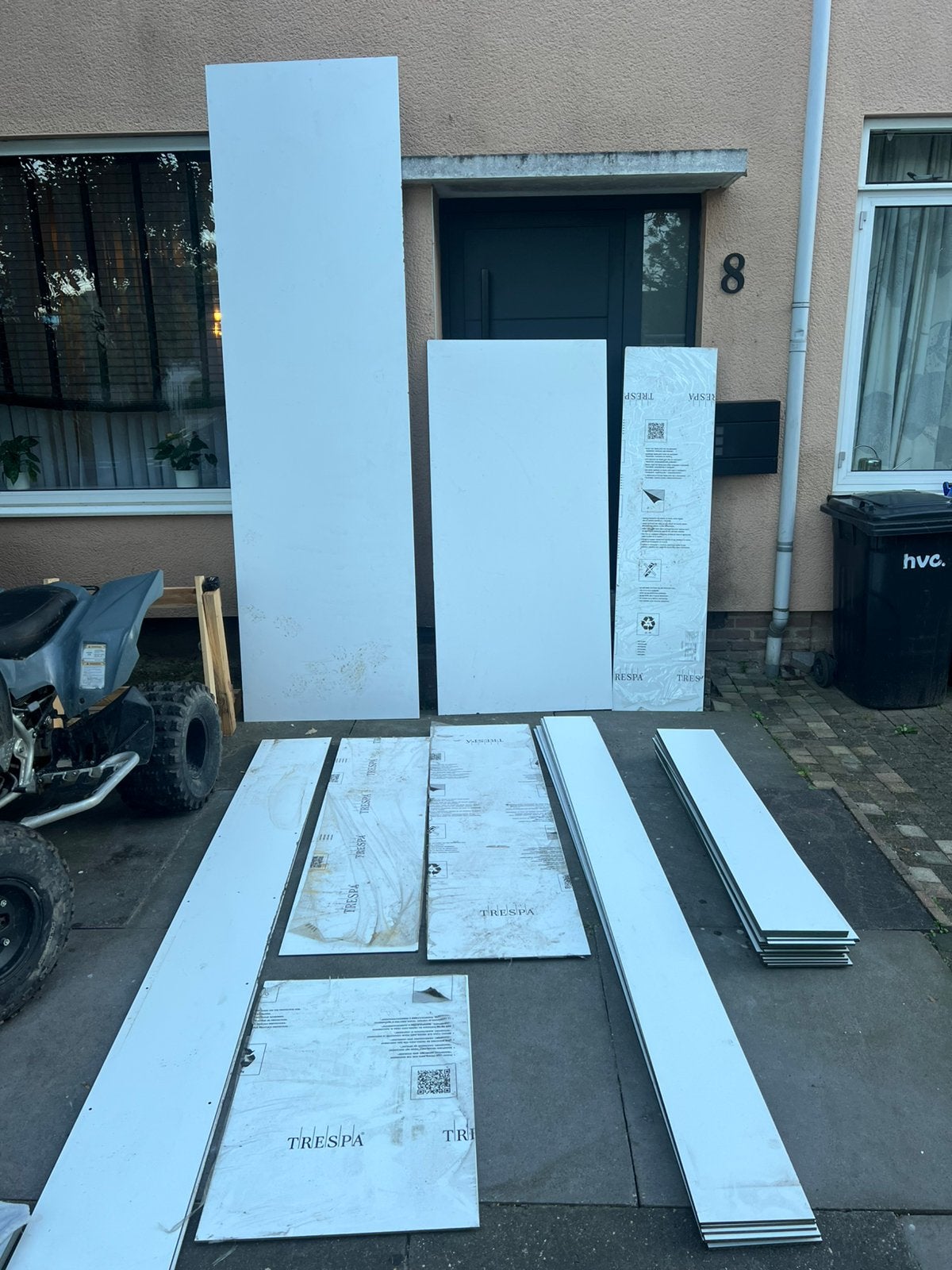 Witte Trespa Nieuwe !, Doe-het-zelf en Verbouw, Ophalen, Zo goed als nieuw