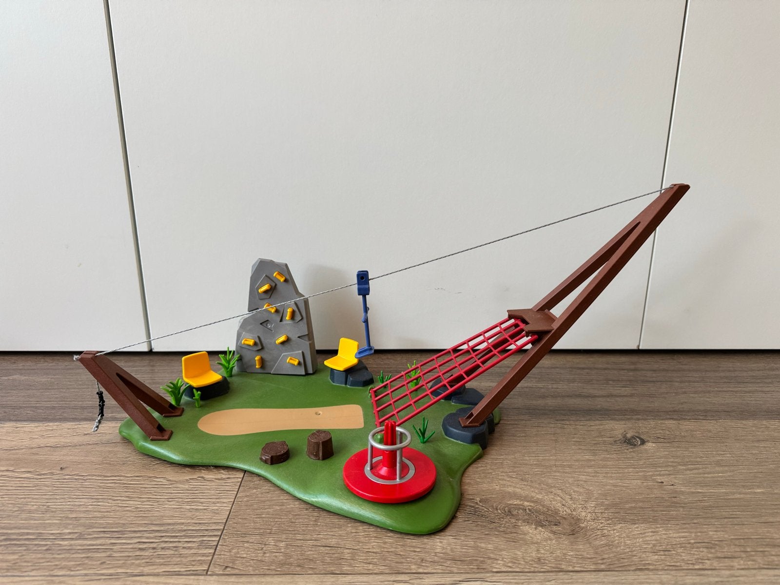 Playmobil Speeltuin met Klimwand en Kabelbaan, Ophalen of Verzenden, Gebruikt, Klimwand