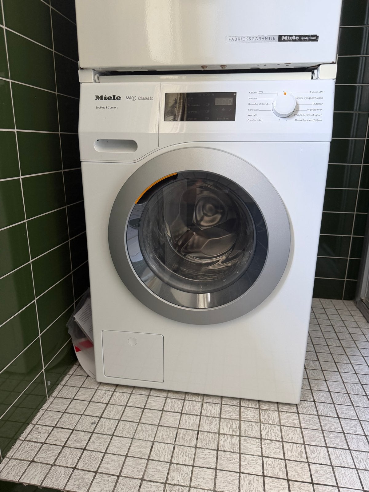 Miele W1 Classic 8 kg Wasmachine, Witgoed en Apparatuur, Wasmachines, Ophalen, 1200 tot 1600 toeren, Gebruikt, 8 tot 10 kg
